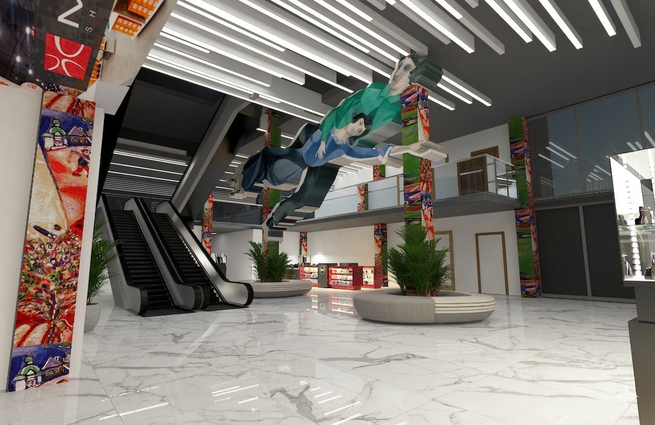 Интерьер ТРЦ Metro Park
